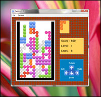Screenshot of Free SSuite Tetris 2D