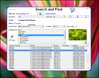 Screenshot of Desktop Search and Find - Desktop Search Engine form SSuite Office - Surface Pro Tablet Ready